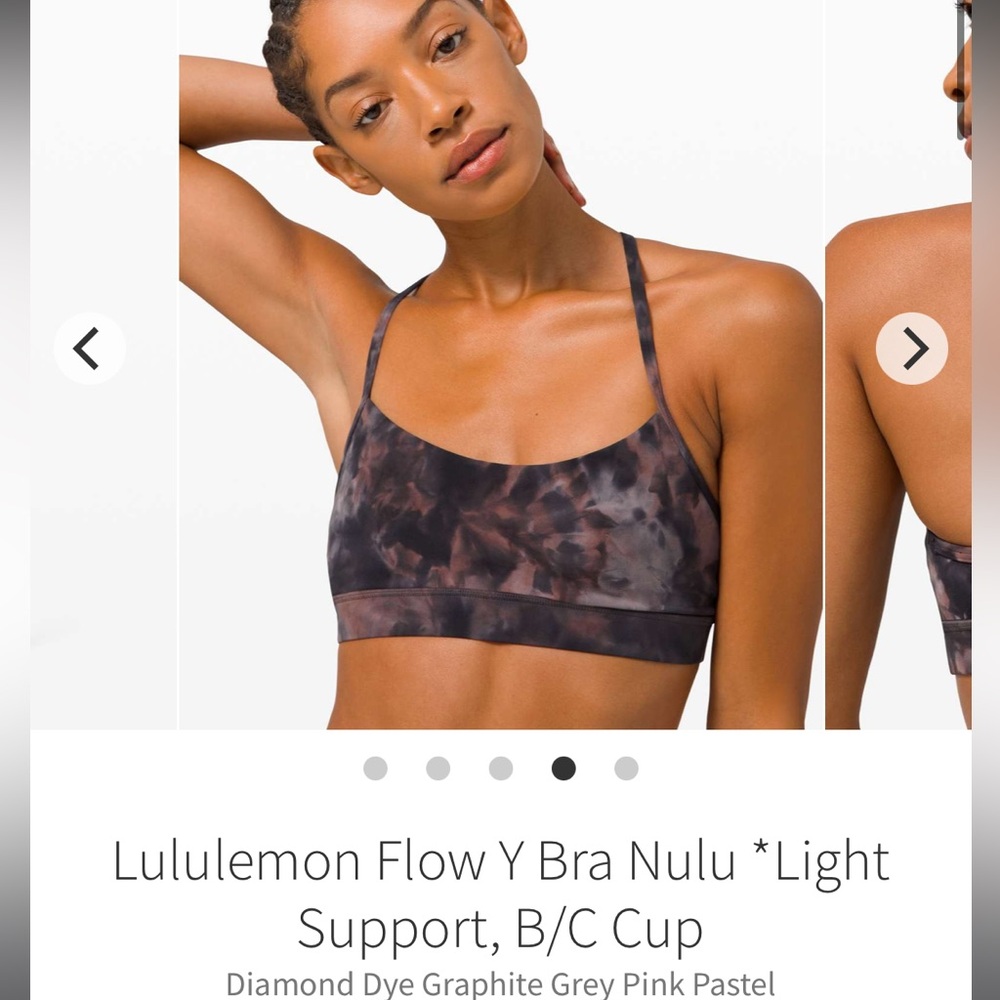 lululemon athletica Women's Diamond Dye Graphite Grey Bra